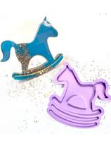 R432 Molde de silicone cavalo eternização balanço resina