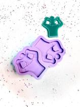 R459 Molde de silicone chaveiro pai e filho resina e decorar R459 Molde de silicone chaveiro pai e filho resina e decorar