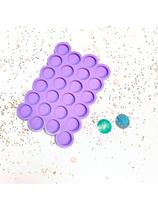 R466 molde de silicone paleta círculos 3,5cm 24cavidades resina R466 molde de silicone paleta círculos 3,5cm 24cavidades resina