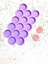 R471 molde de silicone paleta círculos 4cm 15 cavidades resina