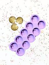 R477 molde de silicone círculos furo 3cm 10cavidades resina decorar R477 molde de silicone círculos furo 3cm 10cavidades resina decorar