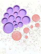 R479 molde de silicone círculos diversos resina decorar R479 molde de silicone círculos diversos resina decorar