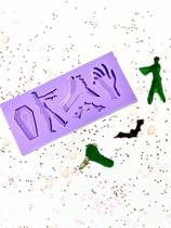 R506 molde de silicone zumbi halloween resina decorar R506 molde de silicone zumbi halloween resina decorar