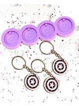 R535 Molde de silicone capitão américa heróis chaveiro resina decorar R535 Molde de silicone capitão américa heróis chaveiro resina decorar