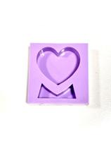 R566 Molde de silicone coração eternização 1,5cm resina decorar R566 Molde de silicone coração eternização 1,5cm resina decorar