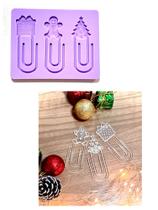 R571 Molde de silicone clips natal resina decorar R571 Molde de silicone clips natal resina decorar