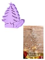R577 Molde de silicone árvore de natal resina decorar