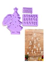 R578 Molde de silicone árvore de natal resina decorar R578 Molde de silicone árvore de natal resina decorar