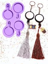 R602 molde de silicone mini espelhos redondos c/4 unidades resina decorar R602 molde de silicone mini espelhos redondos c/4 unidades resina decorar