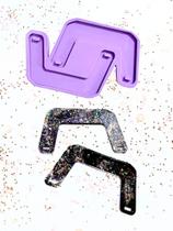 R605 molde de silicone alça bolsa retangular resina decorar