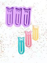 R613 molde de silicone clips borboletas resina decorar