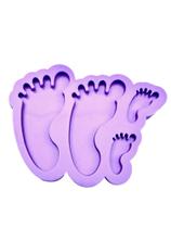 R648 Molde de silicone pé maternidade resina decorar