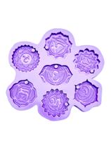 R650 Molde de silicone 7 CHAKRAS resina decorar R650 Molde de silicone 7 CHAKRAS resina decorar