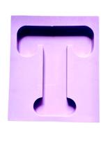 R680 Molde de silicone luminária letra T resina decorar R680 Molde de silicone luminária letra T resina decorar