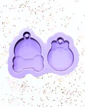R690 Molde de silicone medalha pet resina decorar