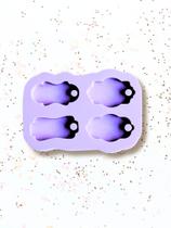 R706 Molde de silicone chaveiro Mini Tags diversos resina decorar