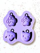 R711 Molde de silicone chaveiro Pets resina decorar R711 Molde de silicone chaveiro Pets resina decorar