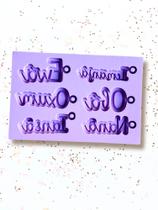 R718 Molde de silicone chaveiro Orixás Femininos resina decorar R718 Molde de silicone chaveiro Orixás Femininos resina decorar