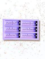 R720 Molde de silicone chaveiro Tag Profissões resina decorar