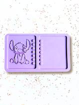 R728 Molde de silicone Mini Caderno Alienígena Havaiano resina decorar R728 Molde de silicone Mini Caderno Alienígena Havaiano resina decorar