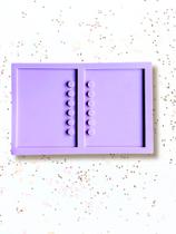 R729 Molde de silicone Mini Caderno Liso resina decorar R729 Molde de silicone Mini Caderno Liso resina decorar