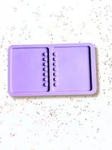 R730 Molde de silicone Mini Caderno Arredondado resina decorar R730 Molde de silicone Mini Caderno Arredondado resina decorar