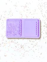 R736 Molde de silicone Mini Caderno Ursinhos Coloridos resina decorar R736 Molde de silicone Mini Caderno Ursinhos Coloridos resina decorar