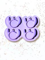 R737 Molde de silicone chaveiro Espelho de bolsa Alienígena Havaiano resina decorar