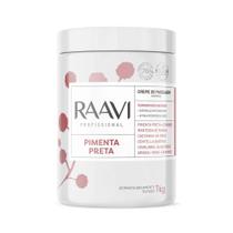 Raavi Creme de Massagem Corporal Pimenta Preta 1000g