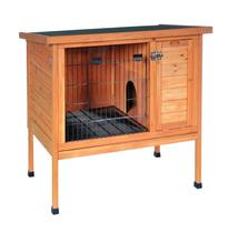 Rabbit Hutch Prevue Hendryx Small 460 em madeira manchada Rabbit Hutch Prevue Hendryx Small 460 em madeira manchada