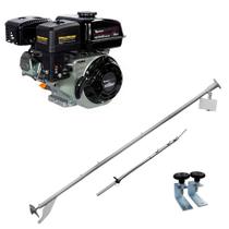 Rabeta Horizontal Luxo 2,2m com Motor a Gasolina 6,5cv 196cc Eixo 3/4 TE65N-XP Toyama