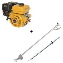 Rabeta Horizontal Simples 1,7 m Cinza Para Barco Buffalo 6,5cv