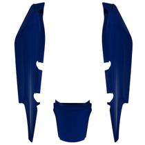 Rabeta Kit 3 Peças Moto Honda Fan 125 2009 À 2011 Cromo Forte