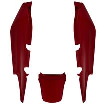 Rabeta Kit 3 Peças Moto Honda Fan 125 2009 À 2011 Cromo Forte