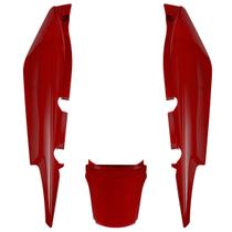 Rabeta Kit 3 Peças Moto Honda Fan 125 2009 À 2011 Cromo Forte