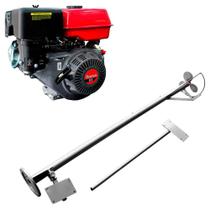 Rabeta para Barco 2,2m Motor Gasolina 8,5 cv Eixo Horizontal Branco