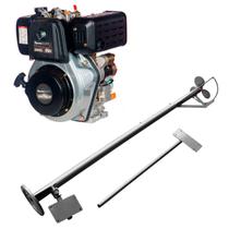 Rabeta para Barco 2,8 m Motor Toyama Diesel TDE110EXP 10,5 cv Partida Elétrica