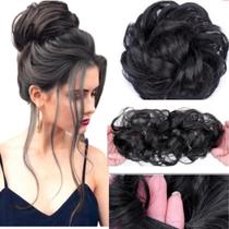 Rabo Coque Grego - Fibra Orgânica Premium Preto