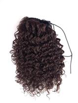 Rabo de Cavalo Afro Castanho Claro 30cm 100% Fibra Rabo de Cavalo Afro Castanho Claro 30cm 100% Fibra