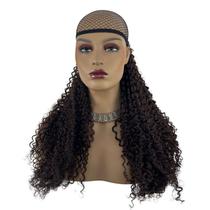 Rabo de Cavalo Bio Vegetal Cacheado Modelo Jennifer 70cm Fibra Futura Com Presilha Ajustável Ser Mulher
