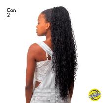 Rabo de Cavalo Bio Vegetal Jacy Cacheado 70 cm Water Wave 146 Gramas Fibra Futura Ser Mulher Rabo de Cavalo Bio Vegetal Jacy Cacheado 70 cm Water Wave 146 Gramas Fibra Futura Ser Mulher