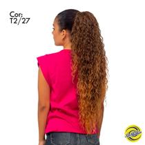 Rabo de Cavalo Bio Vegetal Jacy Cacheado 70 cm Water Wave 146 Gramas Fibra Futura Ser Mulher