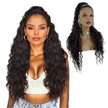 Rabo de Cavalo Bio Vegetal Ser Mulher Cacheado 70 cm Water Wave Modelo Jacy 146 g Fibra Futura