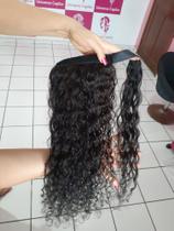 Rabo De Cavalo Cabelo Humano Cacheado 50cm/150g Rabo De Cavalo Cabelo Humano Cacheado 50cm/150g