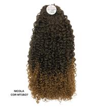 Rabo de Cavalo Cacheado Bio Fibra Nicola 180g 70cm Aplique Orgânico com Pente Interno e Volume Natural Rabo de Cavalo Cacheado Bio Fibra Nicola 180g 70cm Aplique Orgânico com Pente Interno e Volume Natural