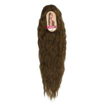 Rabo de Cavalo Cacheado Modelo Maiane 70 cm Fibra Futura Ser Mulher Loose Wave 140 Gramas Cabelo Bio Vegetal