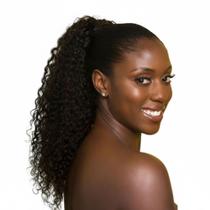 Rabo de Cavalo Cacho 2 Sintetico 65cm Preto