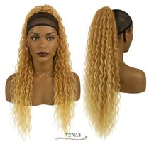 Rabo de Cavalo Carol Ser Mulher 152 gramas Fibra Futura 70 cm Bio Vegetal Aplique Cabelo Cacheado Regulável
