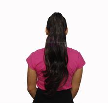 Rabo de Cavalo Fibra Futura Castanho 60/65 cm