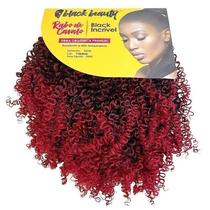 Rabo de Cavalo Fibra Orgânica Black Incrível 55cm - Cor Preto/Marsala